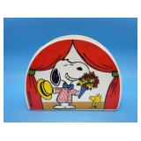 Schulz, Snoopy and Woodstock Planter/ Pencil