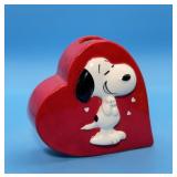Snoopy Valentines Heart Planter, Japan