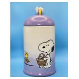 Peanuts Easter Cookie Jar, Snoopy and Woodstock