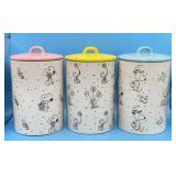 3 Peanuts Easter Cookie Jars