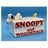 Snoopy and Woodstock Ceramic Box