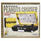 Peanuts Cruiser Turntable, Crosley USA, 3-speed,