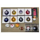 15 College And Sports Christmas Ornaments