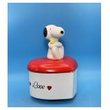 Snoopy Love and Kisses Musical Trinket Box, Aviva