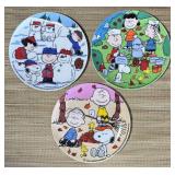 3 Peanuts ï¿½The Sankei Shimbunï¿½ Plates