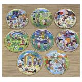 8 Peanuts Holiday Plates, Danbury Mint