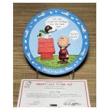 Snoopy-WW1 Flying Ace 3-D Danbury Mint Plate