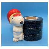 Snoopy Joe Motocross Pen Holder, Schulz, Japan