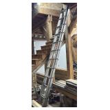 20ft Aluminum Extension Ladder, little dented at
