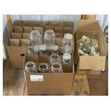 4 Boxes of Mason, Kerr, Ball, Quart and Smaller