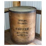 Victory Coffee Wooden Barrel with Lid