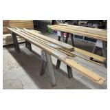 2 1/4' Oak Trim, few base boards, 10ft-12ft long