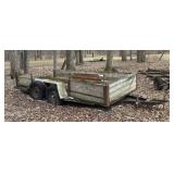 Uhaul trailer with broken frame, 6ft x 14ft,