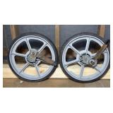 12ï¿½ Push Mower High Wheels