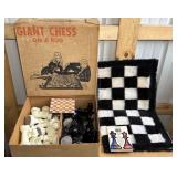 GIANT Chess On A Rug, all here and in good