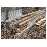 6'x6' x 15ft and 16ft long, 4 are cut in half