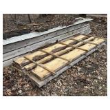 Live Edge Spruce on one side, 2ï¿½ thick x 8ft long