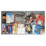 Lot of Music Books, Guitars, Piano, Brass, etc
