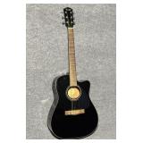 Fender Guitar, #CD-140SCE/BLK, w/ Soft Case