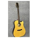 Fender Acoustic/ Electric Guitar, GD-47SCE NAT,