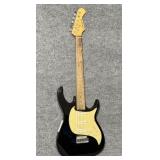 Burswood 08A07 Black Solid Body Electric Guitar,