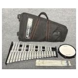 Ludwig 32 Key Xylophone, Mallets, Practice Pad,