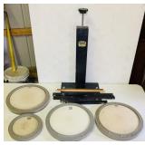 4 Remo Practice Pads with Stand 4 Remo Practice Pads with Stand