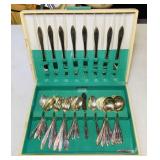 Rogers AA  Heavy Oneida Silverware in Case