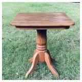 Oak Side Table, 22" x 22" x 24" high Oak Side Table, 22" x 22" x 24" high