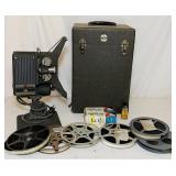 Kodascope Sixteen-10 Move Projector, w/movies