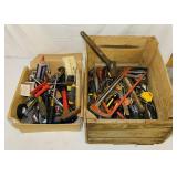 Crate and Box full of Misc Tools Crate and Box full of Misc Tools