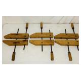 3 Wood Clamps, 12" 3 Wood Clamps, 12"