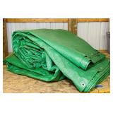 Big Green Tarp, probably another 30 x 40?