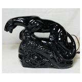 Vintage Classic Black Panther TV Lamp, nice Vintage Classic Black Panther TV Lamp, nice