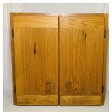 Oak Cabinet, 30" w x 30" h x 12" deep