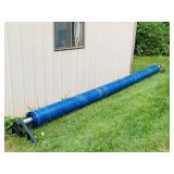 Pool Cover on Spool, New end Stand included, Pool Cover on Spool, New end Stand included,