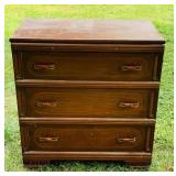 Old Dresser w/ Wheels, Neat Handles