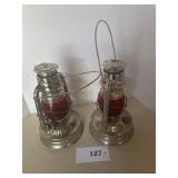 Red Kerosene Hand Lanterns