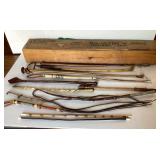 Riding crops box / batts collection (12)