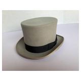 Grey top hat 7 3/8