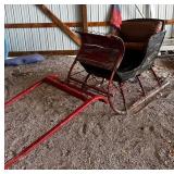 2 Passenger Sleigh with shafts