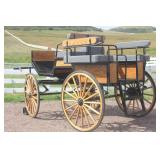 Natural Wood Wagonette