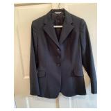 Black ladies riding jacket Devon Aire, size 8