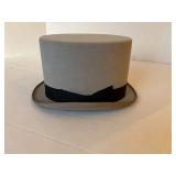 Grey top hat
