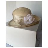 Natural cream hat (Kim Stevens)