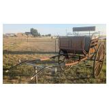 Natural Wood Village Cart