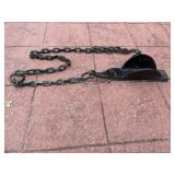 Brake shoe drag and chain