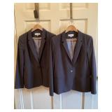 Ladies 2 grey informal jackets, sizes 12, 14