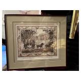 Frame print ï¿½New Port,ï¿½ 22ï¿½ wide x 20, The Farm