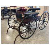 Natural Wood Side Bar Runabout